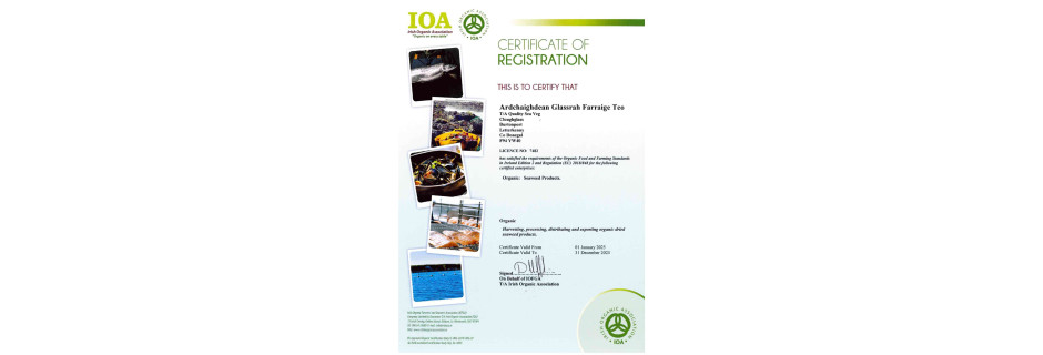 Organic certification 2025